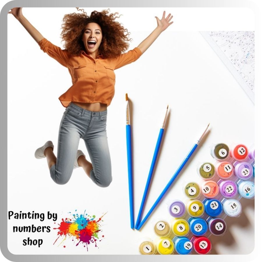 Free Paint by Numbers Kit monthly contest Painting by numbers shop