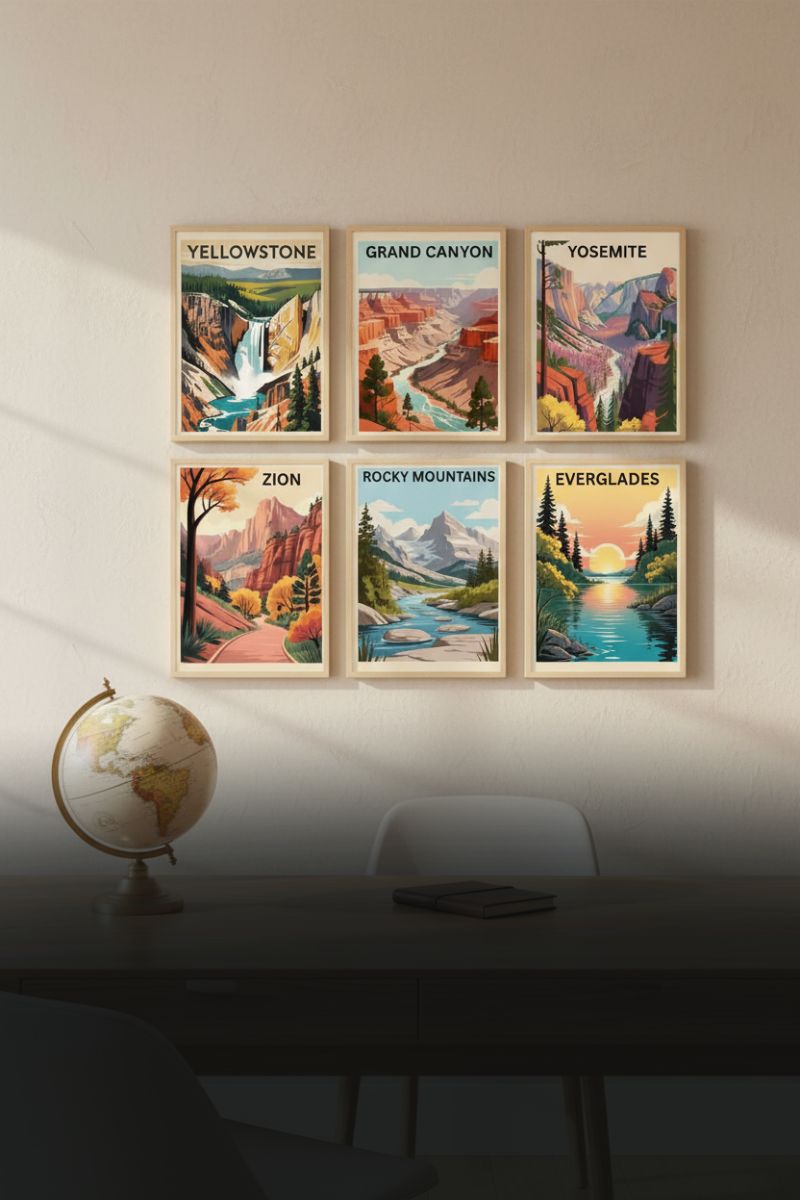 National Parks collection - Paint by numbers