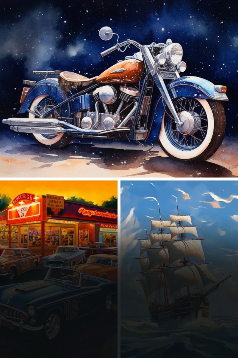 Vehicle Collection - Paint by Numbers