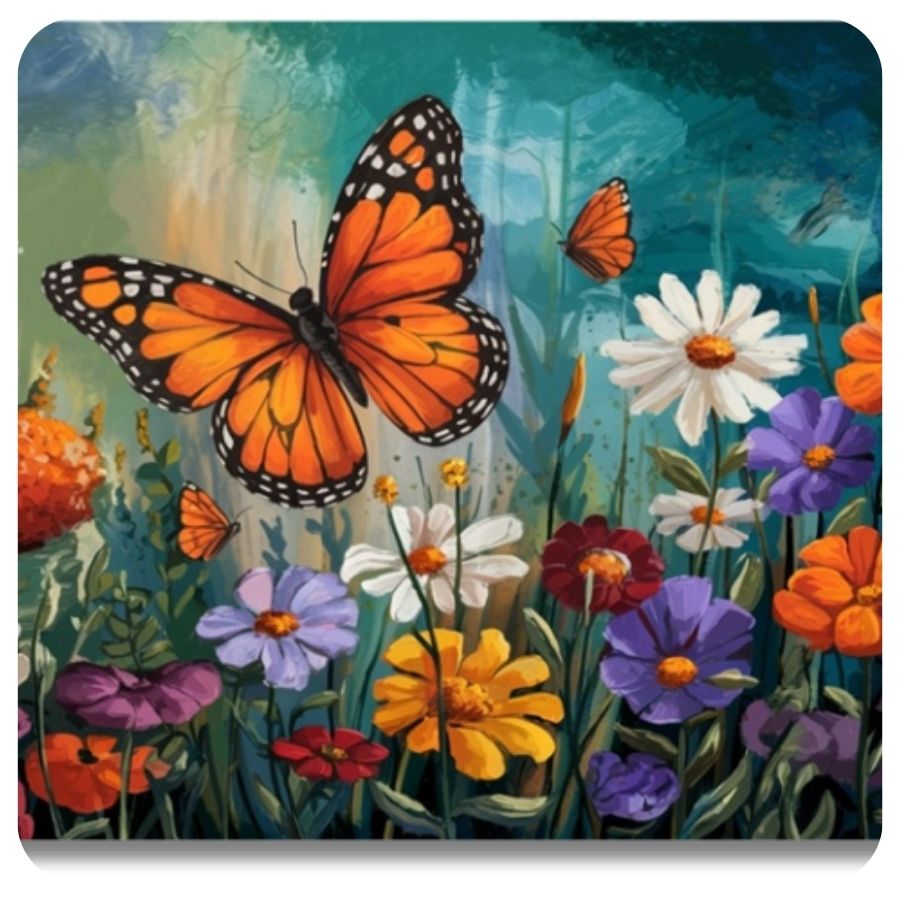 Butterfly Paint by Numbers - Painting by numbers shop