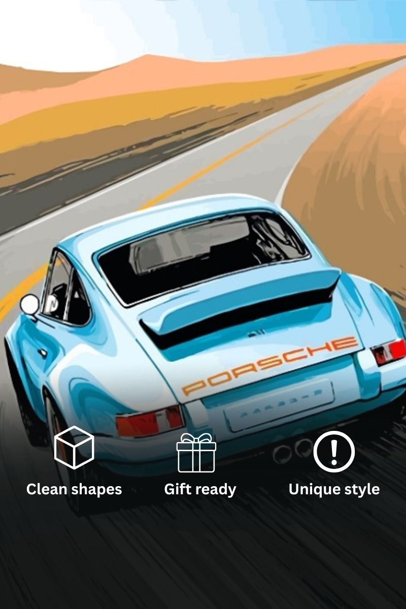 Cars Paint by Numbers - Painting by numbers shop