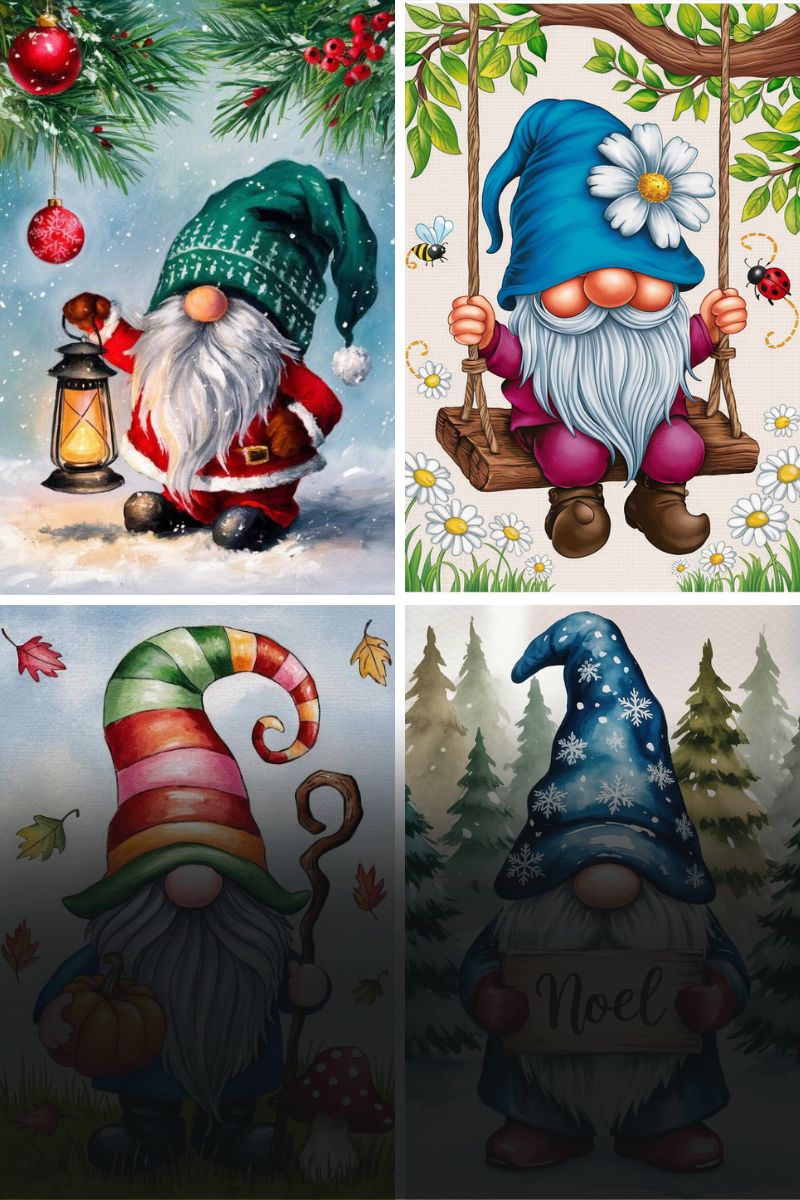 Gnome Collection - Paint by Numbers