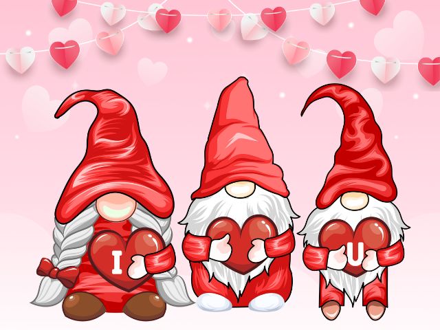 Adorable Love Gnomes - Paint by numbers