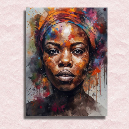 African Color Play Canvas - Paint by numbers