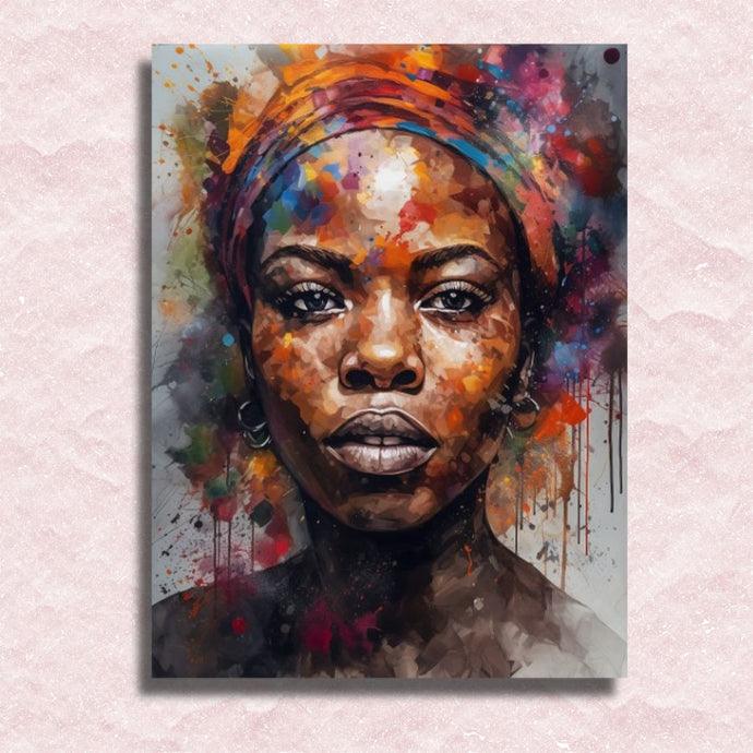 African Color Play Canvas - Paint by numbers