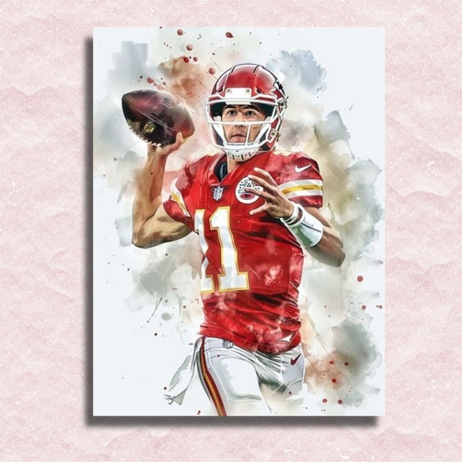 American Football Player Canvas - Paint by numbers