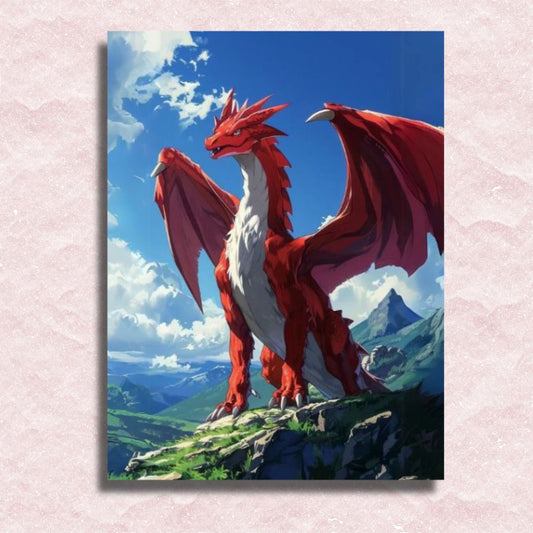 Anime Mountain Guardian Canvas - Painting by numbers shop