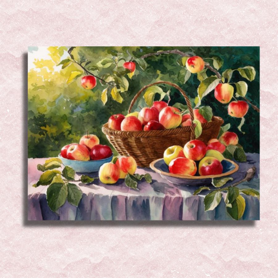 Apples Canvas - Paint by numbers