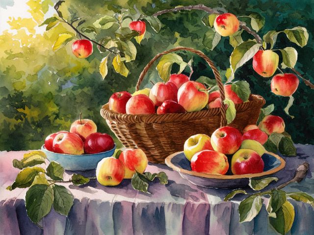 Apples - Paint by numbers