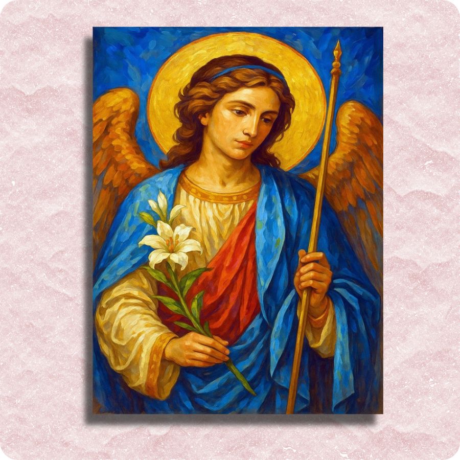 Archangel Gabriel Canvas - Paint by numbers