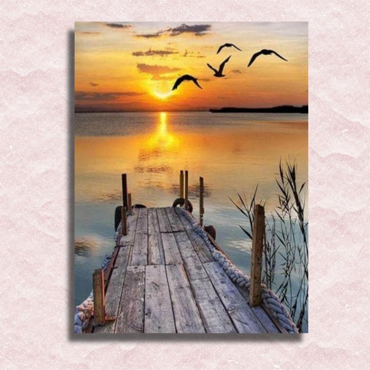 Beautiful Sunset Canvas - Paint by numbers