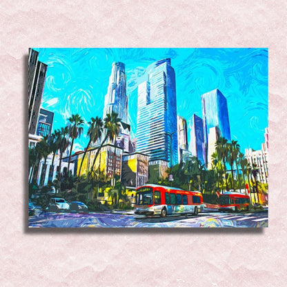 Beauty of Los Angeles Canvas - Paint by numbers
