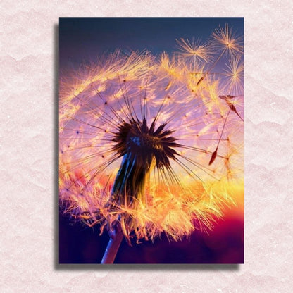 Bloomed Dandelion Canvas - Paint by numbers