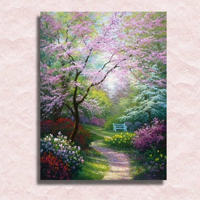 Blossom Park Canvas - Paint by numbers
