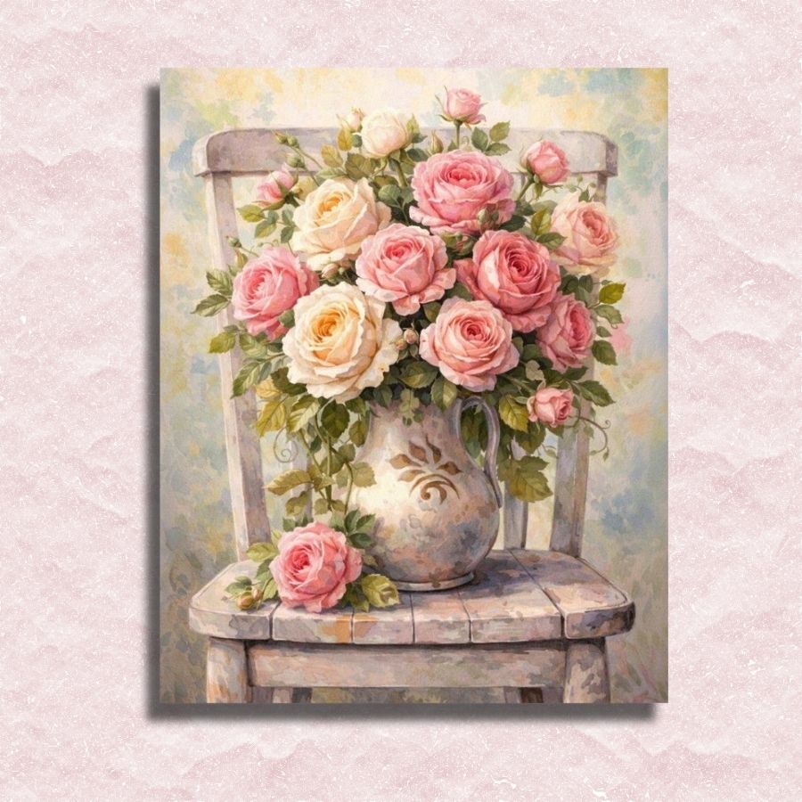 Blush Roses Beauty - Paint by numbers
