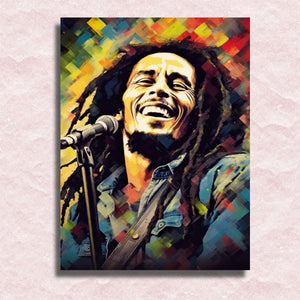 Bob Marley Canvas - Paint by numbers