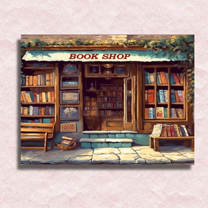 Bookstore Canvas - Paint by numbers