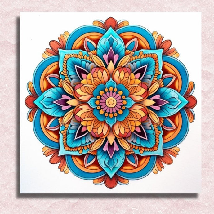 Celestial Mandala Canvas - Paint by numbers