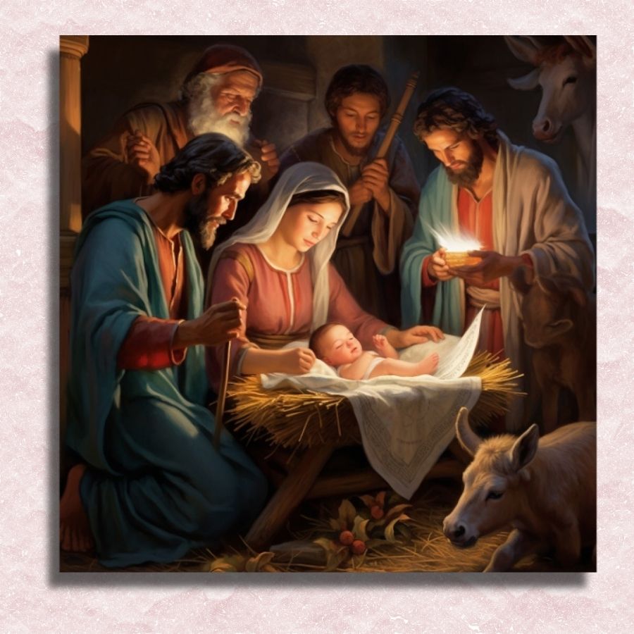 Christmas Bethlehem Canvas - Paint by numbers