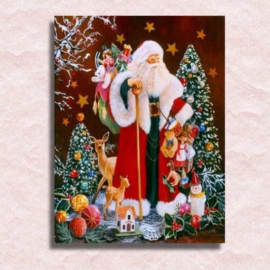 Christmas Santa Claus Canvas - Paint by numbers
