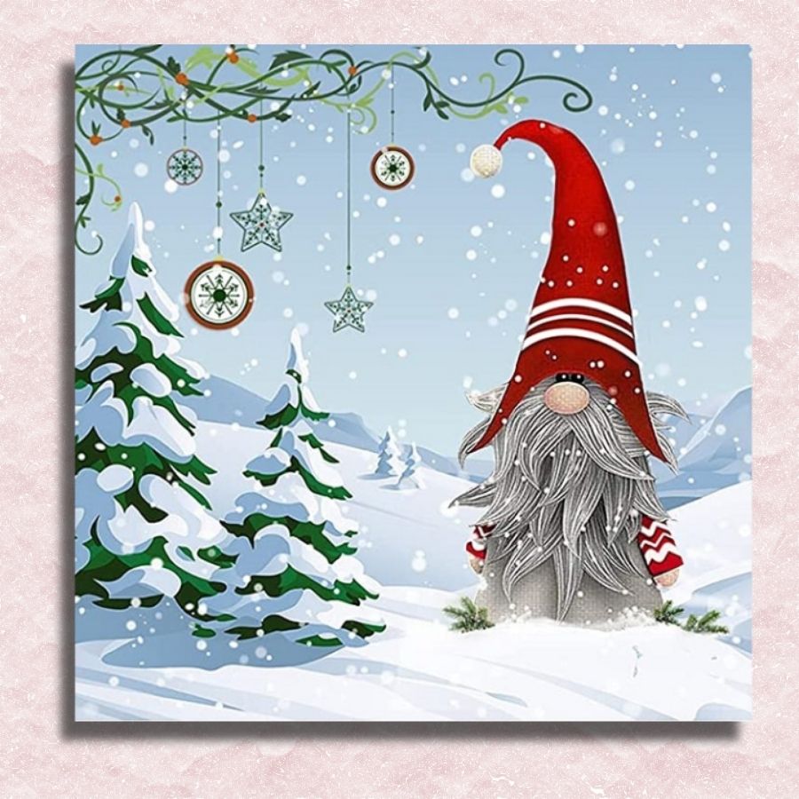 Christmas Gnome Canvas - Paint by numbers