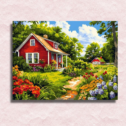 Countryside Farm Canvas - Paint by numbers