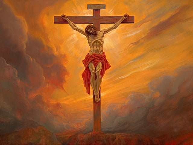 Crucified Jesus is our Light - Paint by numbers