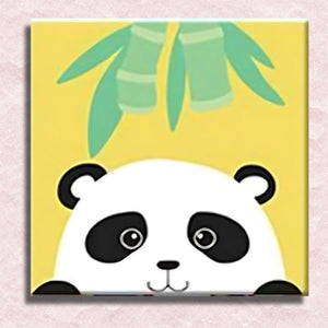 Cute Panda Canvas - Paint by numbers