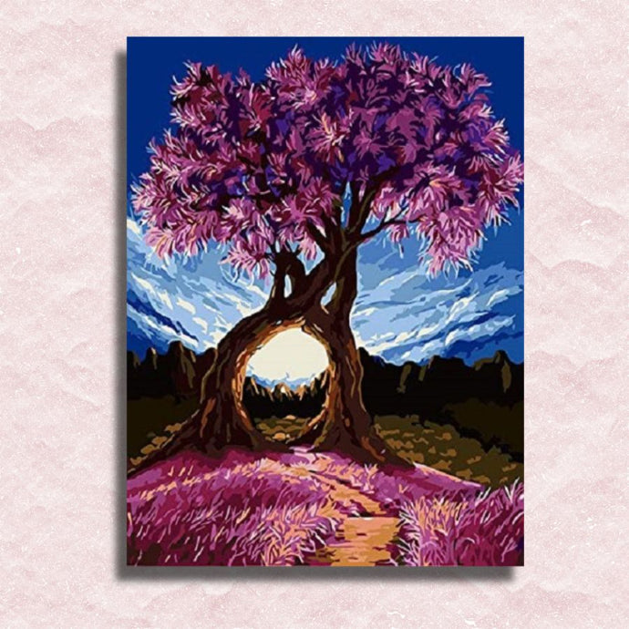 Entwined Trees Canvas - Paint by numbers