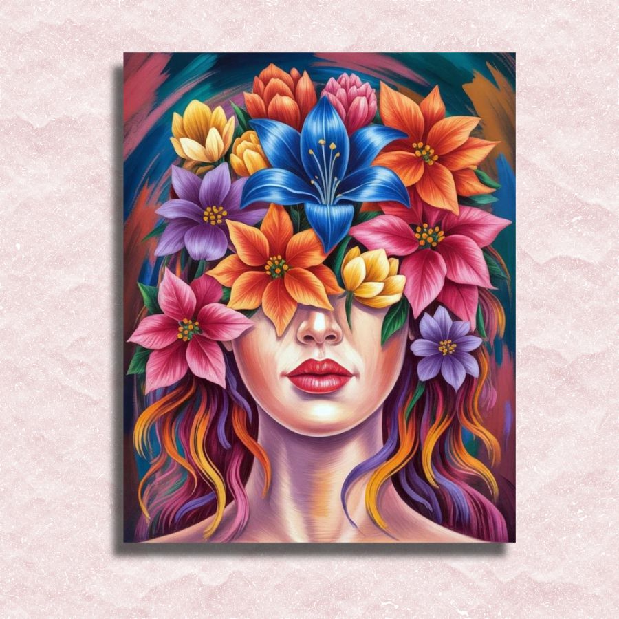 Flower Head - Paint by numbers