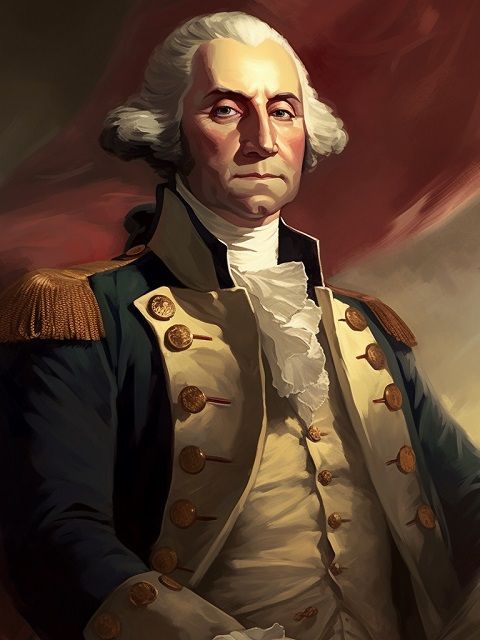 George Washington - Paint by numbers