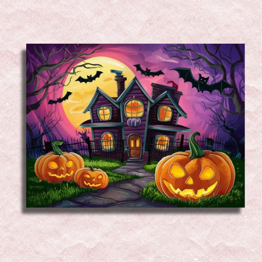 Halloween Cartoon Canvas - Paint by numbers