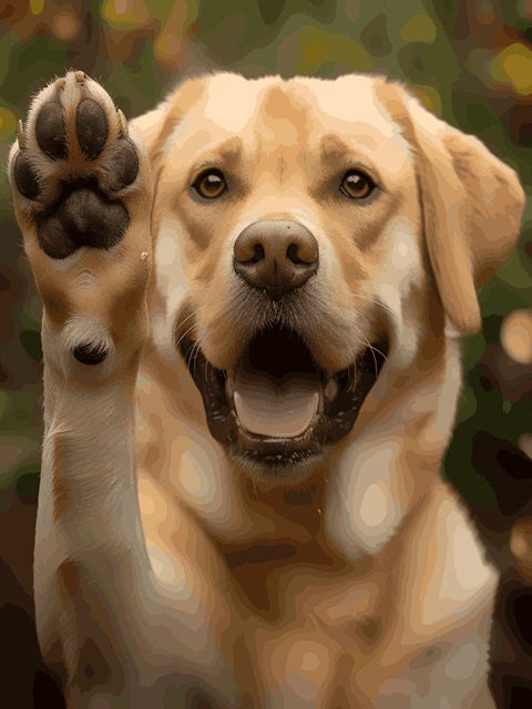 High Five Paws - Paint by numbers