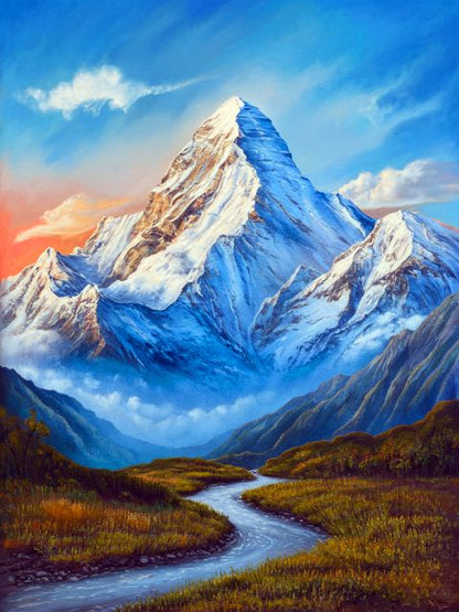 Himalaya Peak - Paint by numbers