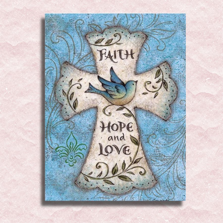 Hope and Love Canvas - Paint by numbers
