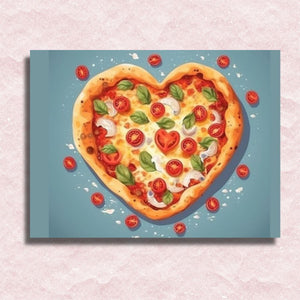 I Love Pizza Canvas - Paint by numbers