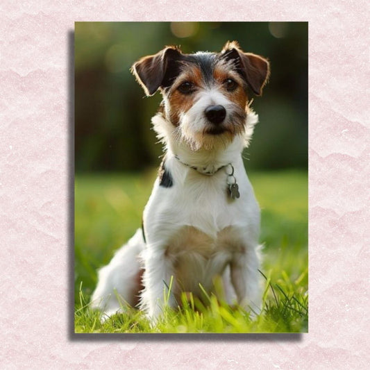 Jack Russell Canvas - Paint by numbers