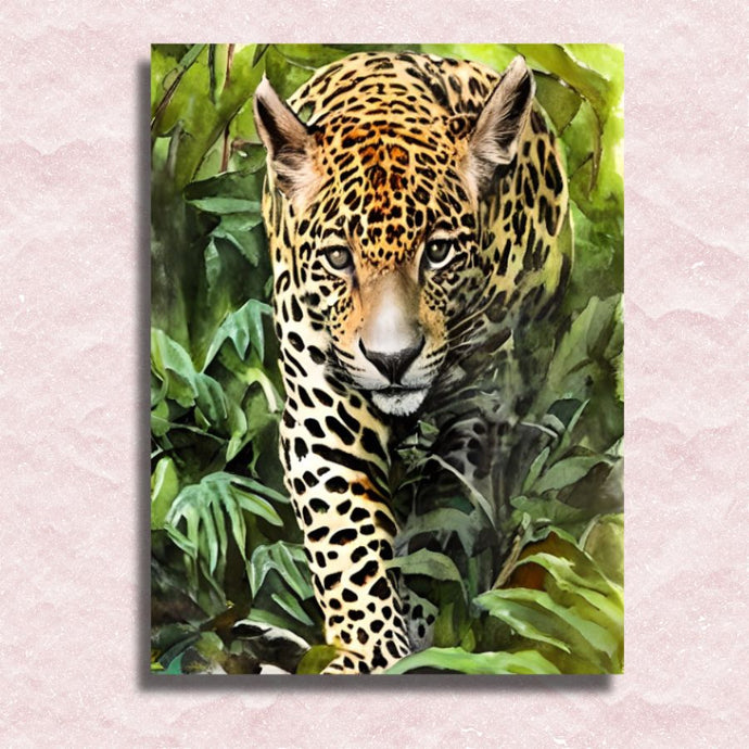 Jaguar Canvas - Paint by numbers