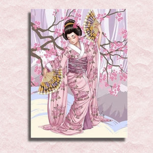 Japanese Geisha Canvas - Paint by numbers
