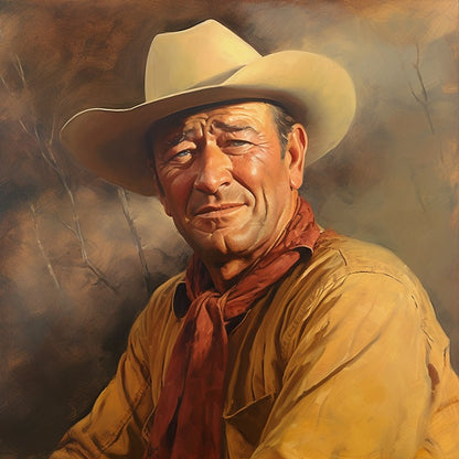 John Wayne - Paint by numbers