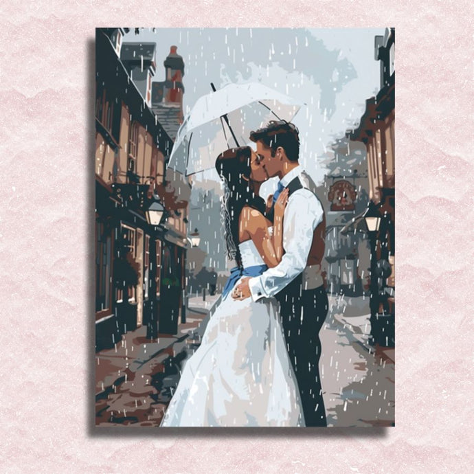 Kissing Couple Canvas - Paint by numbers