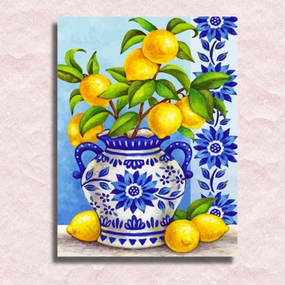 Lemons Canvas - Paint by numbers