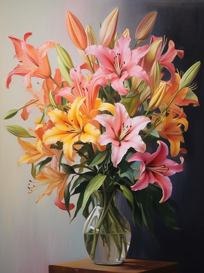 Lilies - Paint by numbers
