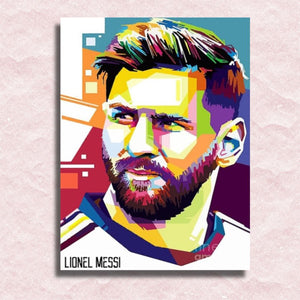 Lionel Messi Canvas - Paint by numbers