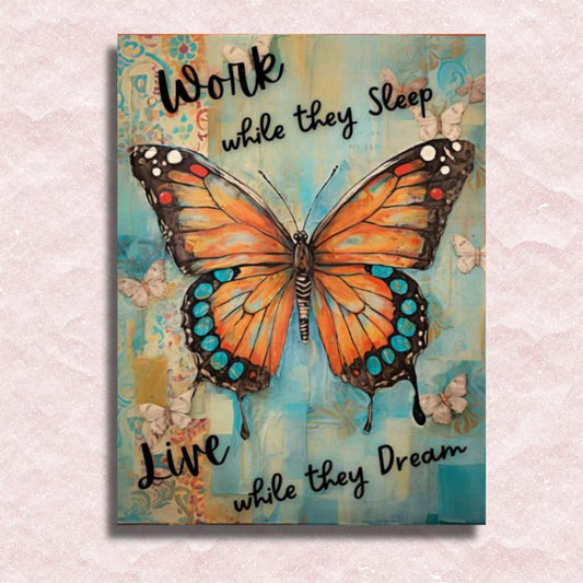 Live Like They Dream Canvas - Paint by numbers