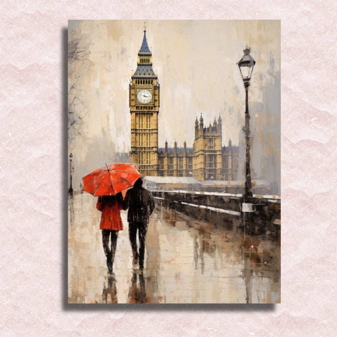 Love in London Canvas - Paint by numbers
