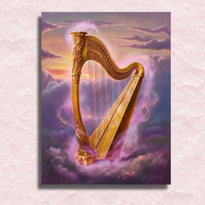Magical Harmony Harp Canvas - Paint by numbers