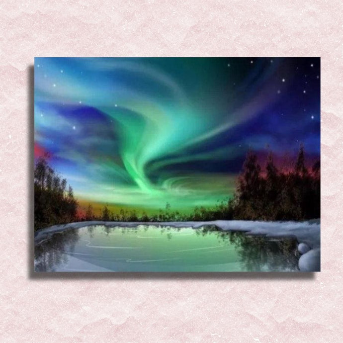 Magical Night Sky Canvas - Paint by numbers