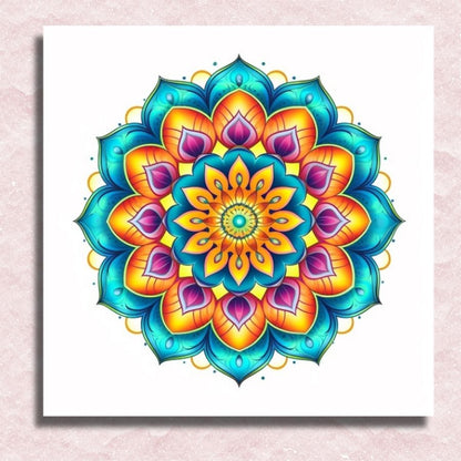 Mandala V Canvas - Paint by numbers