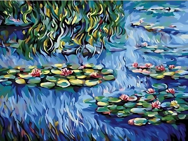 Claude Monet - Water Lilies - Paint by numbers